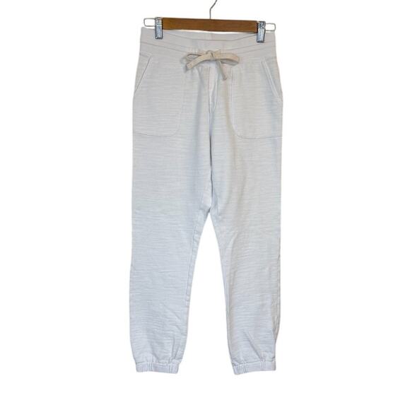 J. Crew Pants - J.Crew Vintage Fleece Joggers Women XXS White 100% Cotton Loungewear Casual